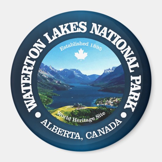 Waterton Lakes NP Magnet (Vorne)