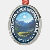 Waterton Lakes NP Ornament Aus Metall (Links)