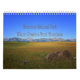 Waterton Nationalpark Prairies Kalender