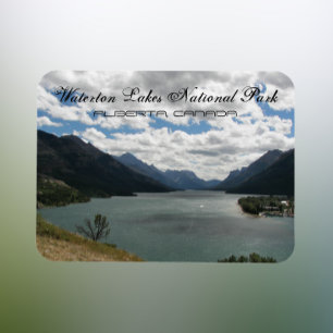 Waterton See-Nationalpark-Foto Magnet