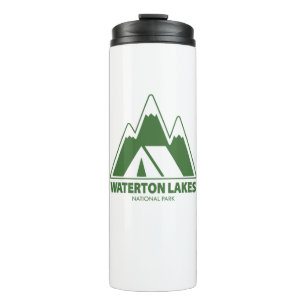 Waterton Seen Nationalpark Camping Thermosbecher