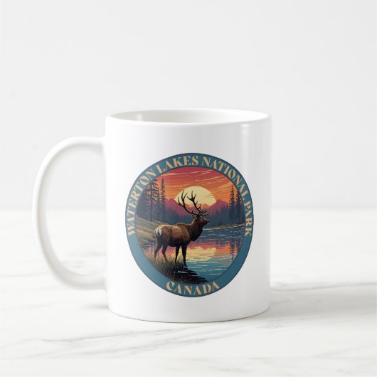 Waterton-Seen-Nationalpark in Kanada Kaffeetasse (Links)