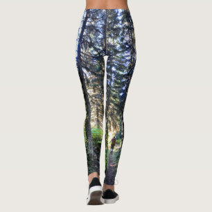 Waterton Valley Train - Glacier National Park Leggings