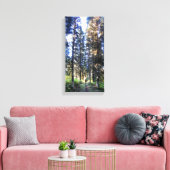 Waterton Valley Train - Glacier National Park Leinwanddruck (Insitu (Wohnzimmer))