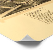 Watertown, NY Panoramic Map - 1891 Poster (Ecke)