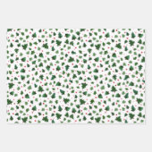 Waterverf Kerstbomen Geschenkpapier Set (Vorderseite 2)