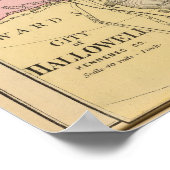 Waterville, Kennebec Co Poster (Ecke)