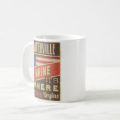 Waterville Maine Kaffeetasse (Vorderseite Links)