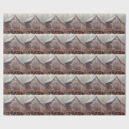 Waterwheel Geschenkpapier (Flach)
