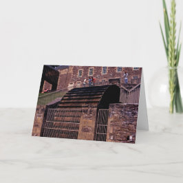Waterwheel New Lanark Schottland Postcard Karte