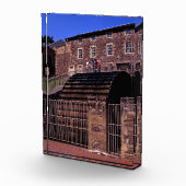 Waterwheel New Lanark Schottland Postcard Poster Fotoblock (Rechts)