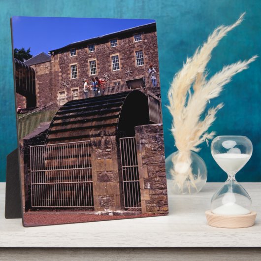 Waterwheel New Lanark Schottland Postcard Poster Fotoplatte (Seite)