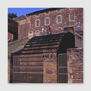 Waterwheel New Lanark Schottland Postcard Poster Magnetkarte