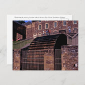 Waterwheel New Lanark Schottland Postkarte (Vorne/Hinten)