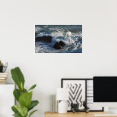 Watery Blanket Poster (Heimbüro)