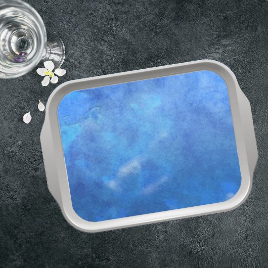 Watery Blue Decoupage Seidenpapier