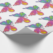 Watery Butterfly Geschenkpapier (Ecke)