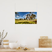 Watery Winter Fields Poster (Küche)