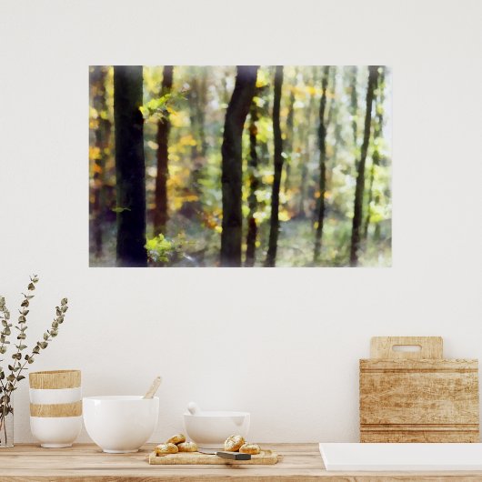 Watery Woods Poster (Küche)
