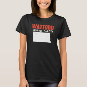Watford City North Dakota USA Staat America Travel T-Shirt