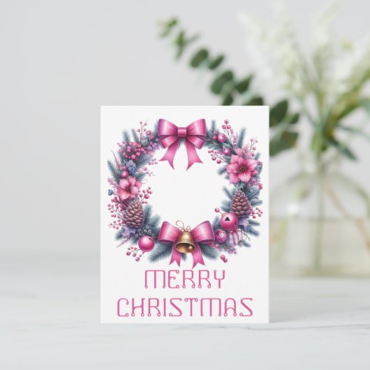 Wath Christmas Card Feiertagskarte (Stehend Vorderseite)