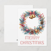 Wath Christmas Card Feiertagskarte (Vorne/Hinten)