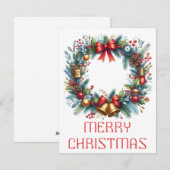 Wath Christmas Card Feiertagskarte (Vorne/Hinten)