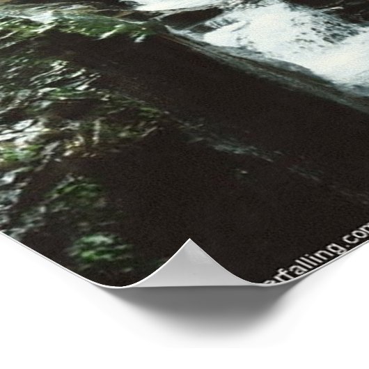 Watkins Falls Poster (Ecke)