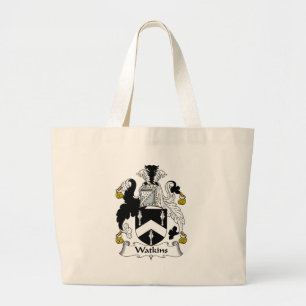 Watkins Familienwappen Jumbo Stoffbeutel