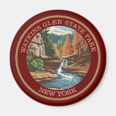 Watkins Glen Staat Park, New York. Farbe Magnet (Vorne)
