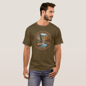 Watkins Glen Staat Park, New York. Farbe T-Shirt (Vorne ganz)