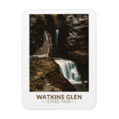 Watkins Glen Staat Park New York Magnet (Vertikal)