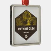 Watkins Glen Staat Park New York Ornament Aus Metall (Rechts)