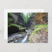Watkins Glen Staat Park, New York Postkarte (Vorne/Hinten)