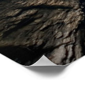 Watkins Glen Waterfall Print Poster (Ecke)