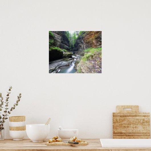 Watkins Glen, Watkins Glen Staat Park, New York Poster (Küche)