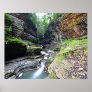 Watkins Glen, Watkins Glen-Staatspark, New York Poster