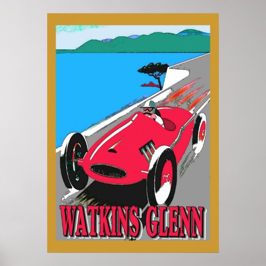 Watkins Glenn Racing Poster (Vorne)