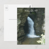 Watkins Schlucht, NY Postkarte (Vorne/Hinten)