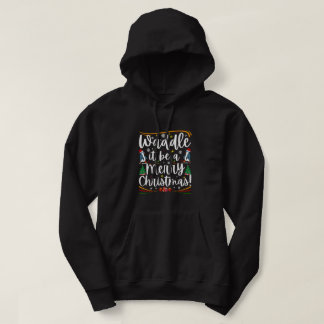 Watscheln Sie ein frohes Weihnachten Pinguin Urlau Hoodie