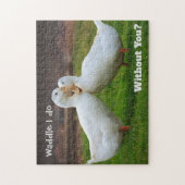 Watscheln Sie mich tun lustiges Enten-Puzzlespiel Puzzle (Vertikal)