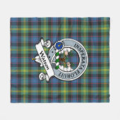 Watson Ancient Clan Abzeichen Tartan Kariert Fleecedecke (Vorderseite (Horizontal))
