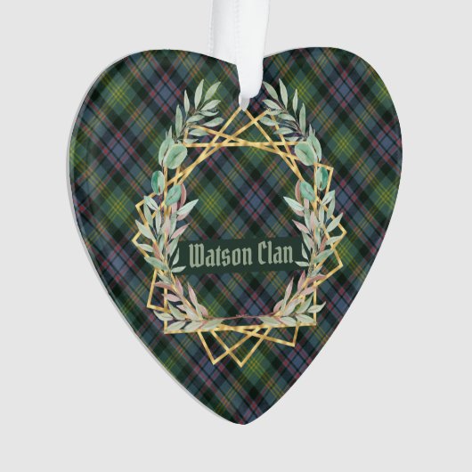 Watson Ancient Original Scottish Tartan Ornament (Vorderseite)