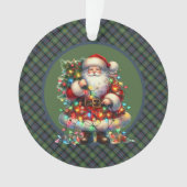 Watson Ancient  Scottish Tartan Christmas Ornament (Vorderseite)