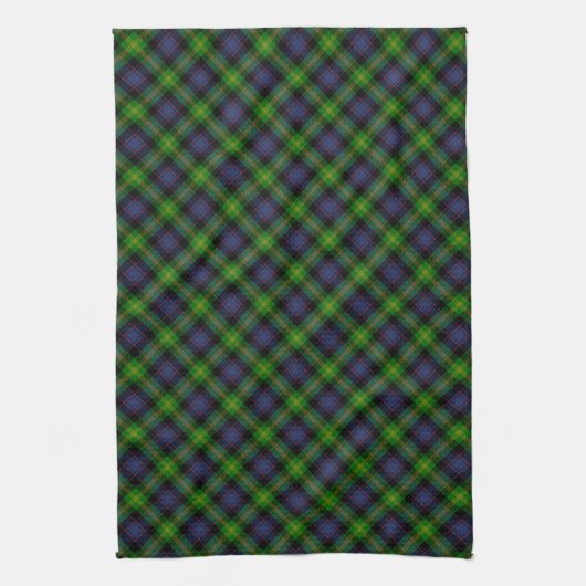 Watson Clan Tartan Designed Print Geschirrtuch (Vertikal)