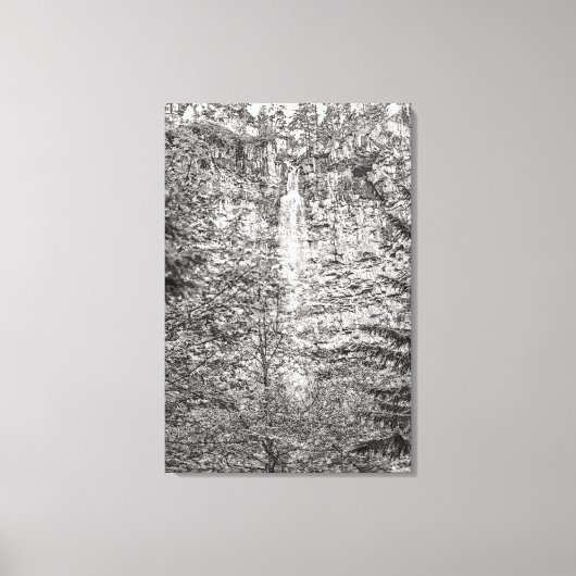 Watson Falls Leinwanddruck (Vorderseite)