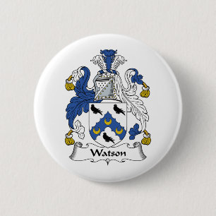 Watson-Familienwappen Button