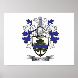 Watson-Familienwappen-Wappen Poster