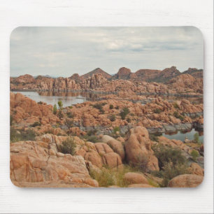 Watson Lake Prescott Arizona Foto Red Rock Mousepad