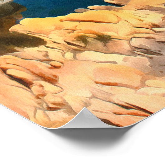 "Watson Lake" Prescott "Granite Dells" Poster (Ecke)